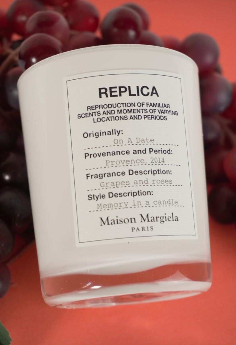 Image of the Maison Margiela Replica candle in the scent "On A Date".