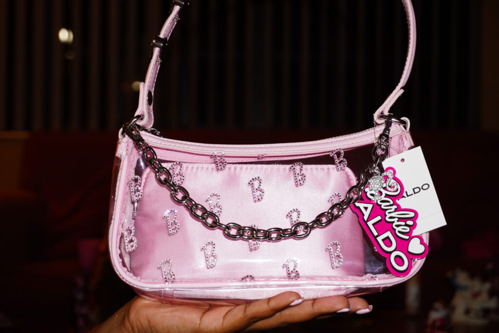 Image of the Barbie™ shoulder handbag.