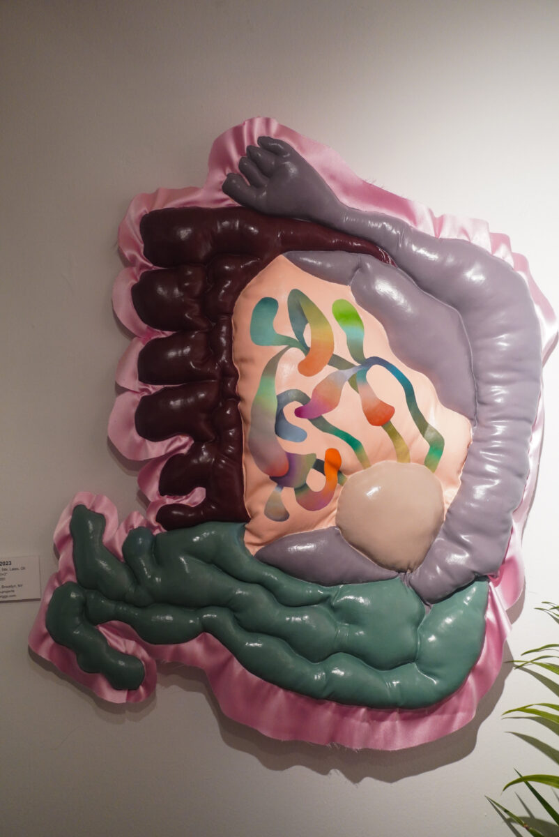 Image of Ameila Briggs, inflatable art-work.