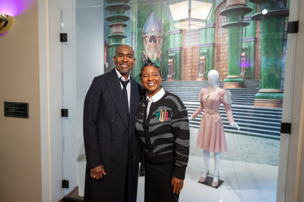 Image of me and Oscar-winning, Costume Designer, Paul Tazewell. 